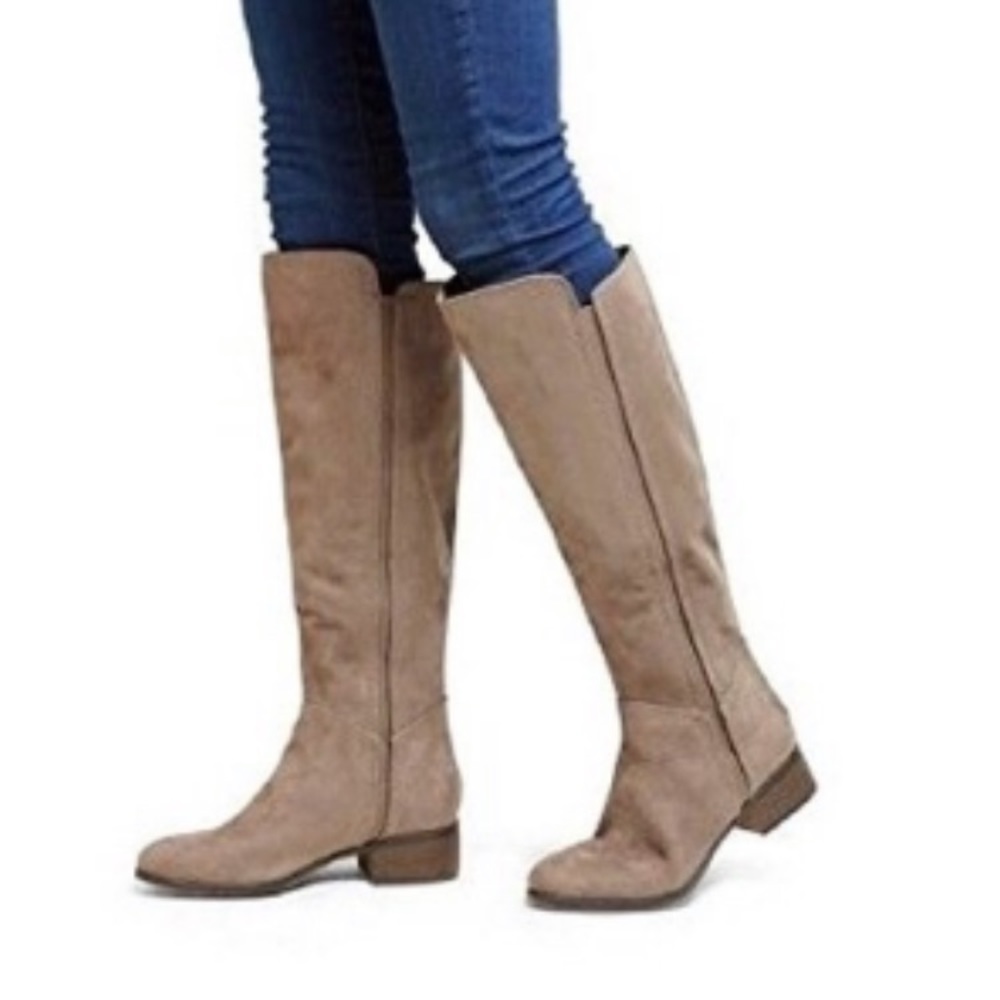 NWT Merona Evie Knee High Suede Boot